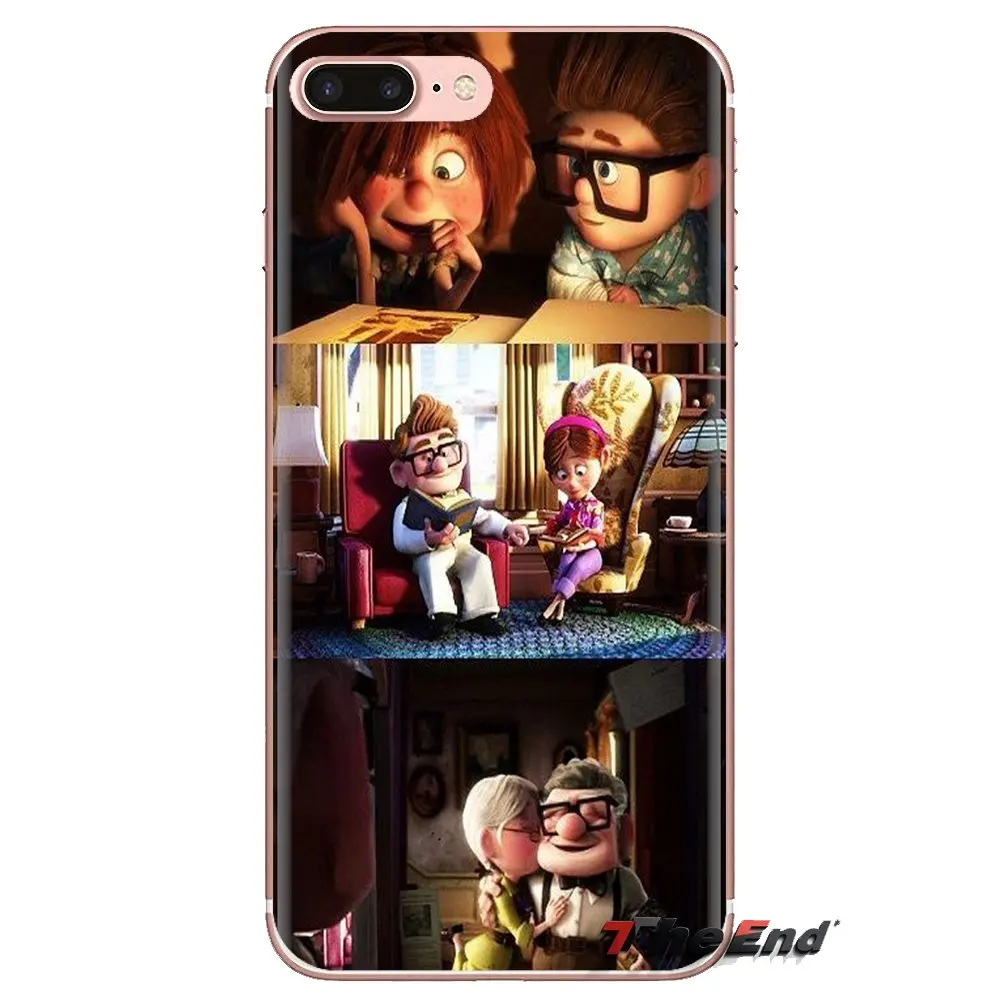 Карл и Элли мультфильм красоты для huawei P Smart Y6 P8 P9 P10 Plus Nova P20 Lite Pro Mini 2017 SLA-L02 SLA-L22 2i