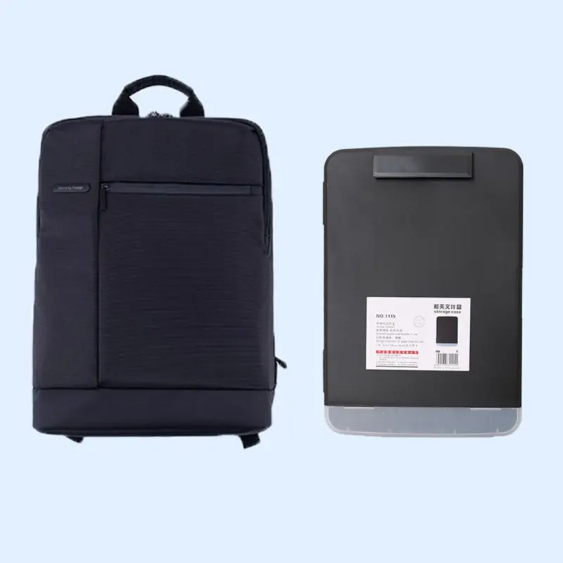 

Classic Multifunctional File Organizer Plastic Clipboard Box Case Folder Office