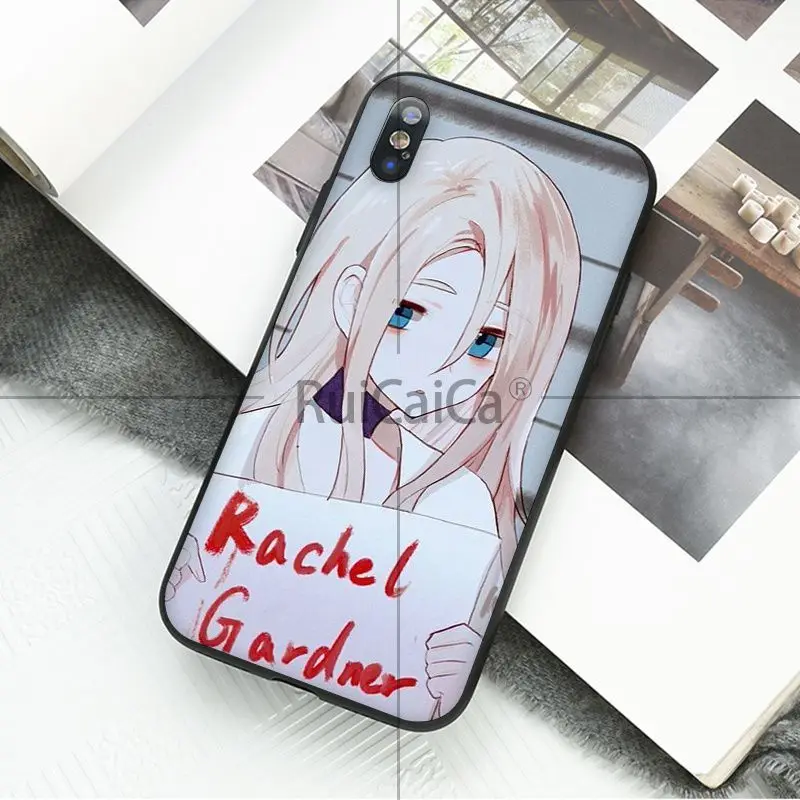 Ruicaica аниме Ангел смерти на заказ фото мягкий чехол для телефона iPhone 8 7 6 6S Plus 5 5S SE XR