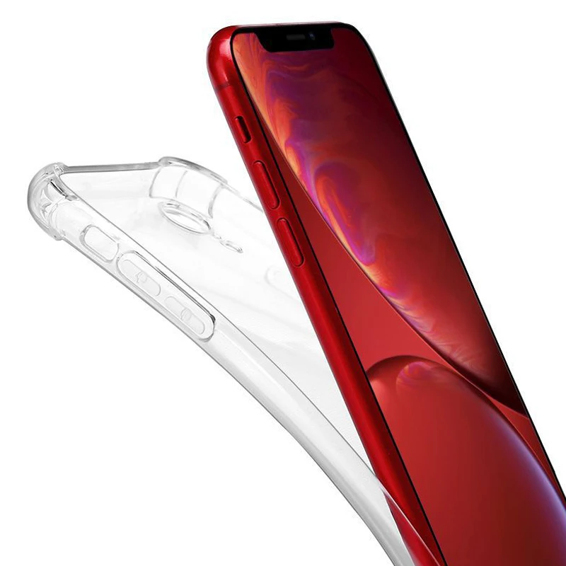 For iPhone XR Clear Case Air-bag Protect Soft TPU Transparent Phone Cover for 6 6S Plus 7 8 X XS Max |