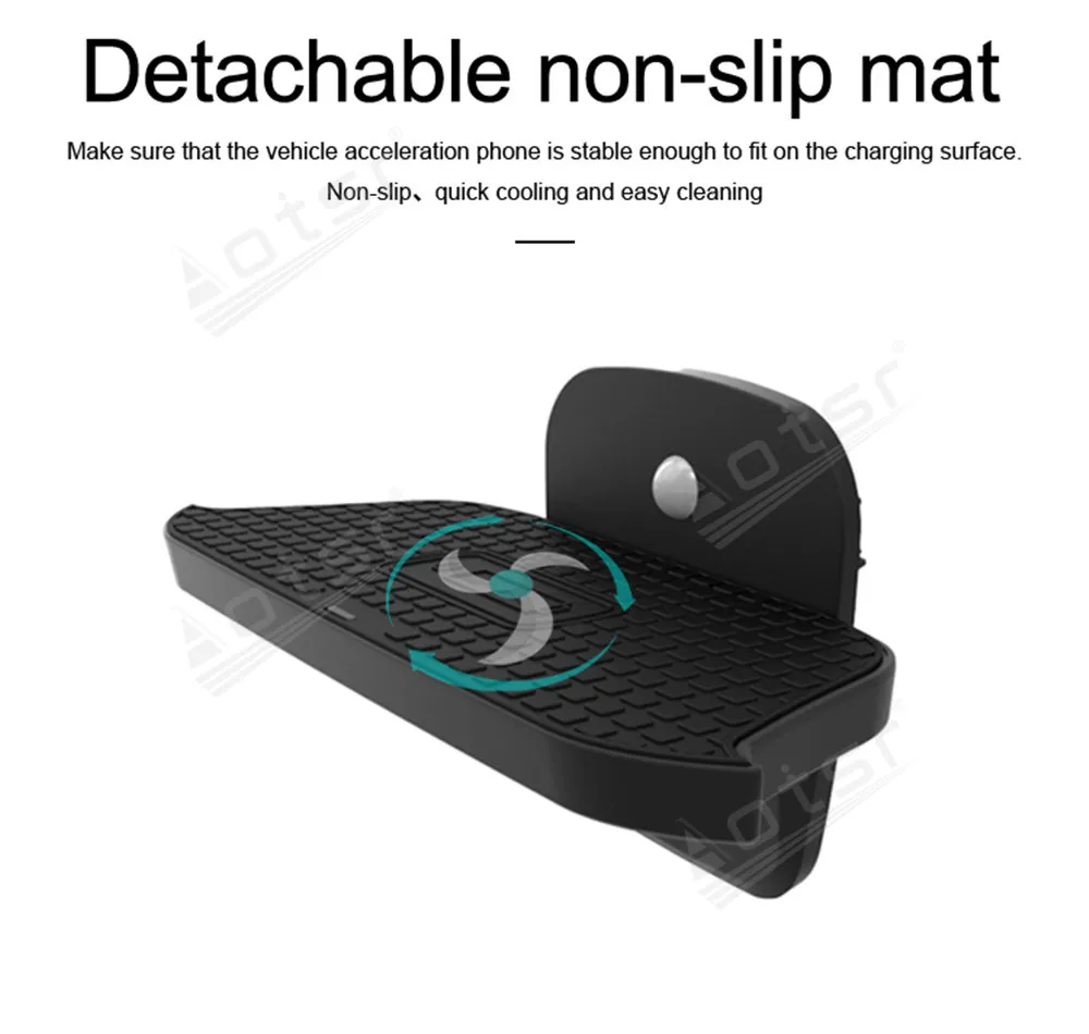 

QI Беспроводная зарядка специальный бортовой зарядный телефон зарядная Панель Android для BMW MINI F55 F56 17-19 Автомобильная панель Нескользящие аксе...