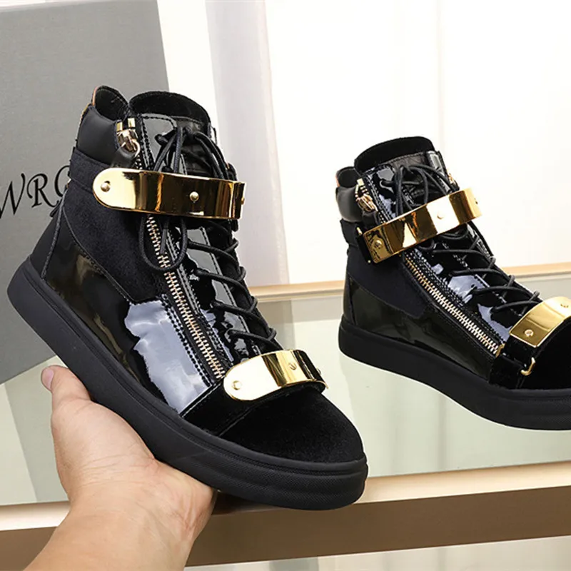 Осенне-зимняя кожаная Вельветовая Мужская обувь с двумя металлическими пряжками