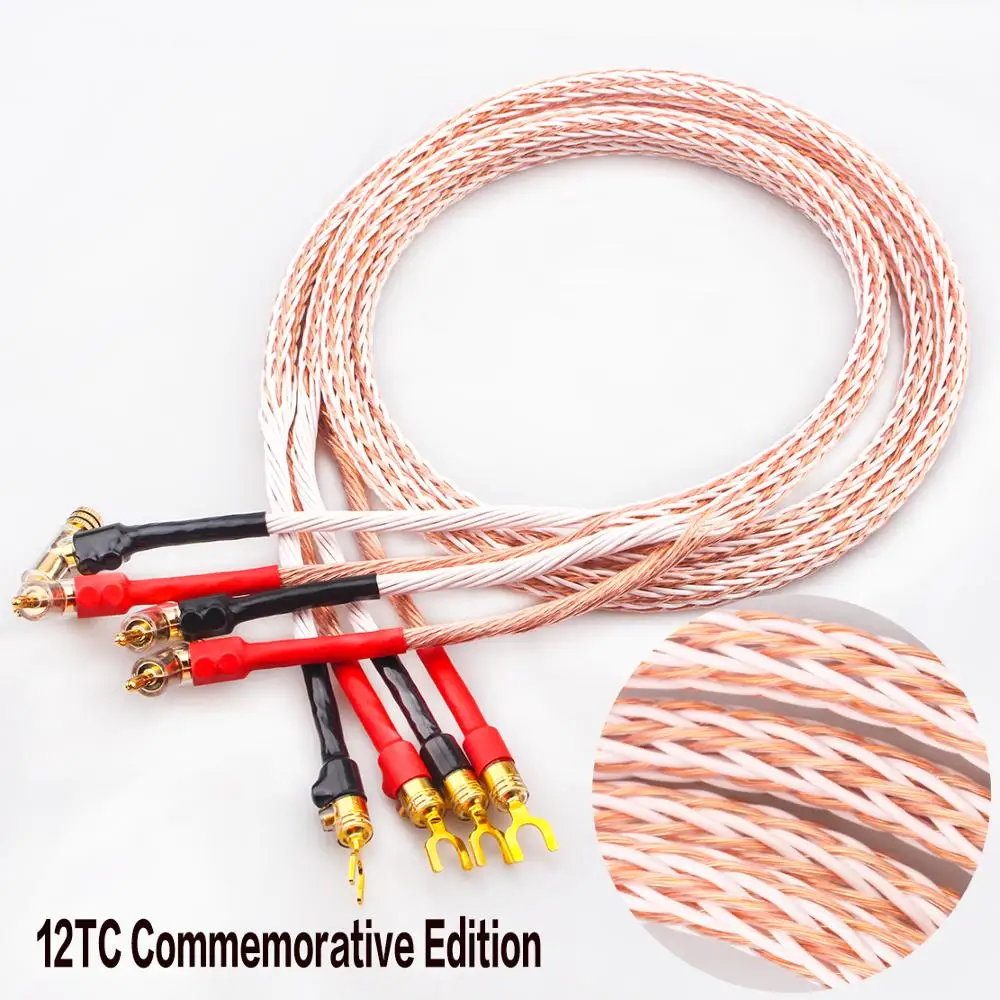 1 пара высококлассная R образная Лопата 12TC OCC Hi Fi в форме ружья позолоченный с