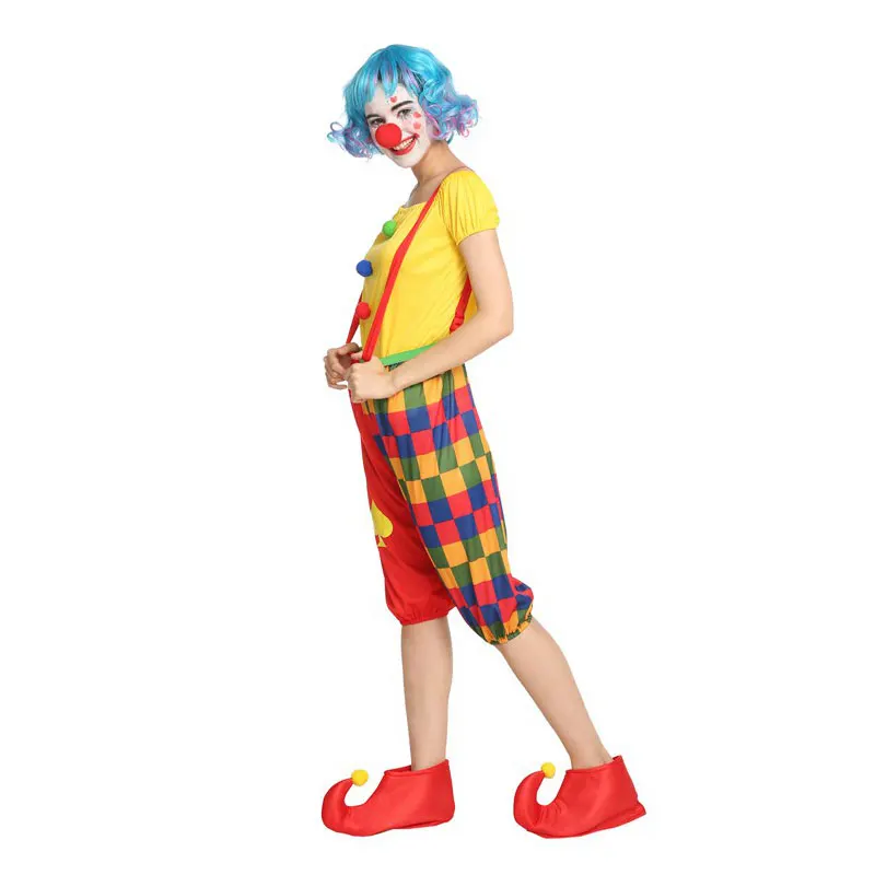Adult Women Teens Funny Bib Lantern Pants Circus Clown Costumes Halloween Purim Carnival Masquerade Mardi Gras Party Outfit |