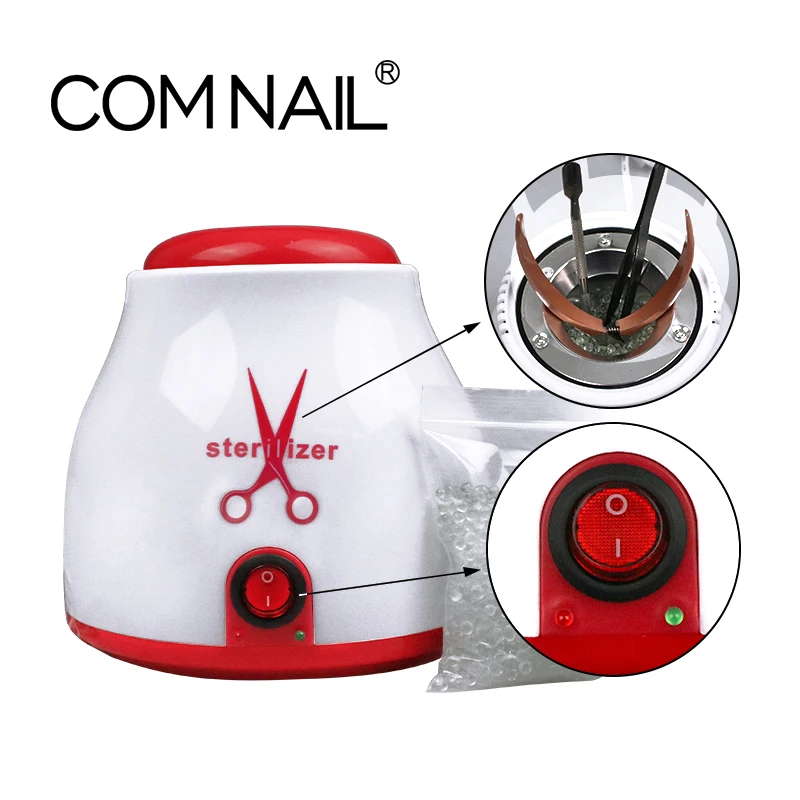 

Sterilizer With Glass Ball&Disinfection Box Set High Temperature For Steel Metal Nipper Tool Disinfector Sterilizer for Manicure