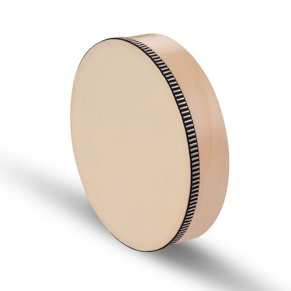 8 дюймов деревянный ручной барабан детская ударная игрушка деревянная рама