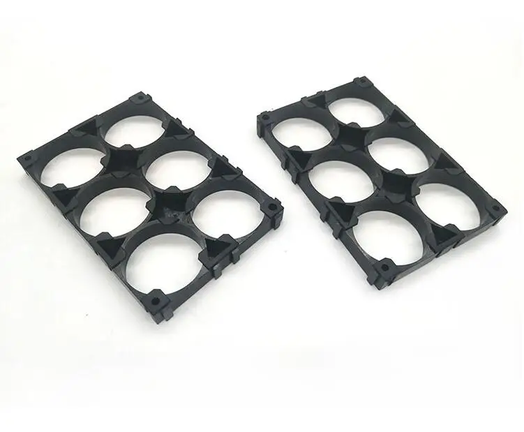 

30pcs/lot MasterFire 2*3 32650 Lithium Battery Holder Bracket Cell Safety Anti Vibration Plastic Brackets For 32650 Batteries