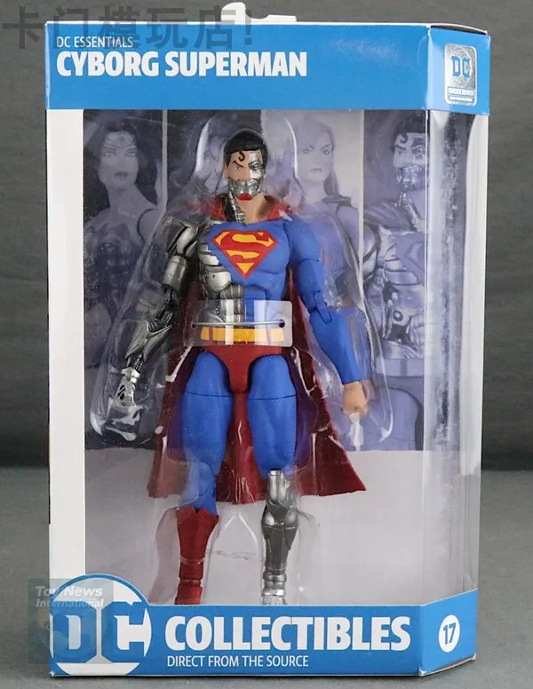 DC 52 классический Легенда Лига Справедливости киборг Супермен DCC механический Супермен ПВХ фигурка модель игрушки для детей Подарки