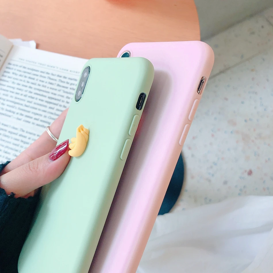 Для Huawei P30 Lite P40 p20 lite милый 3D чехол для телефона с рисунком банана персика медведя