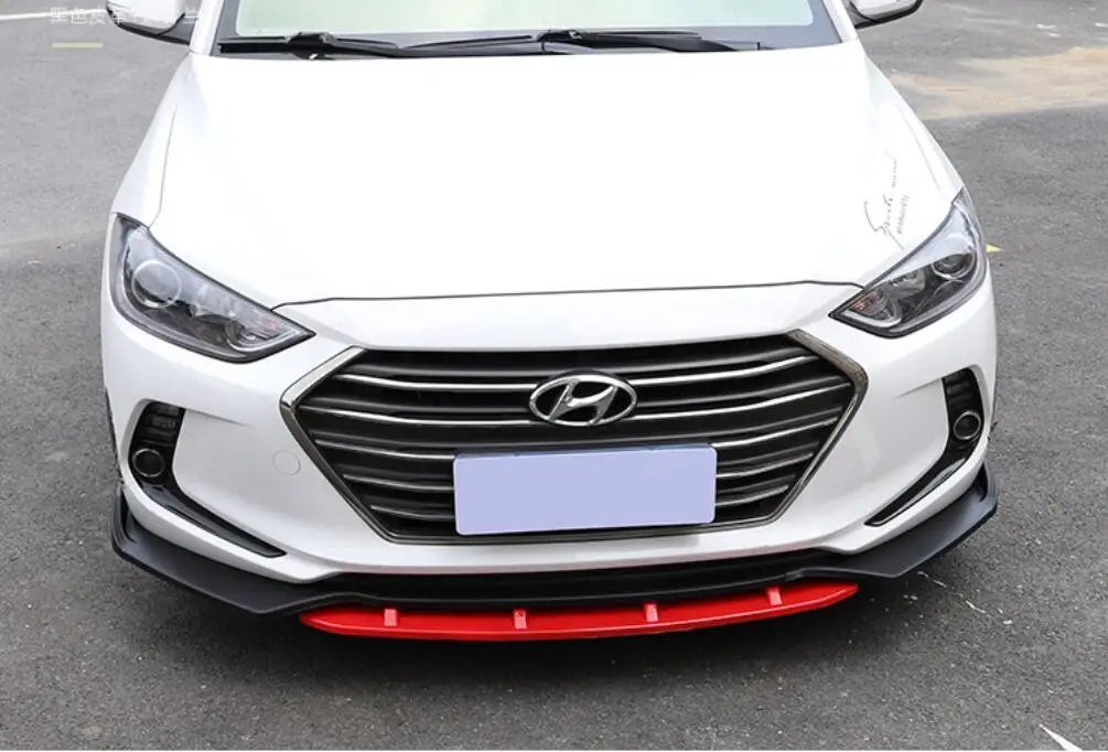 Спойлер 2016-2018 для корпуса Elantra SC ABS задний спойлер губ диффузор переднего бампера