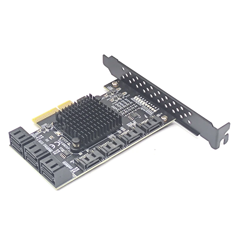 чиа майнинг pcie sata карта адаптер 10