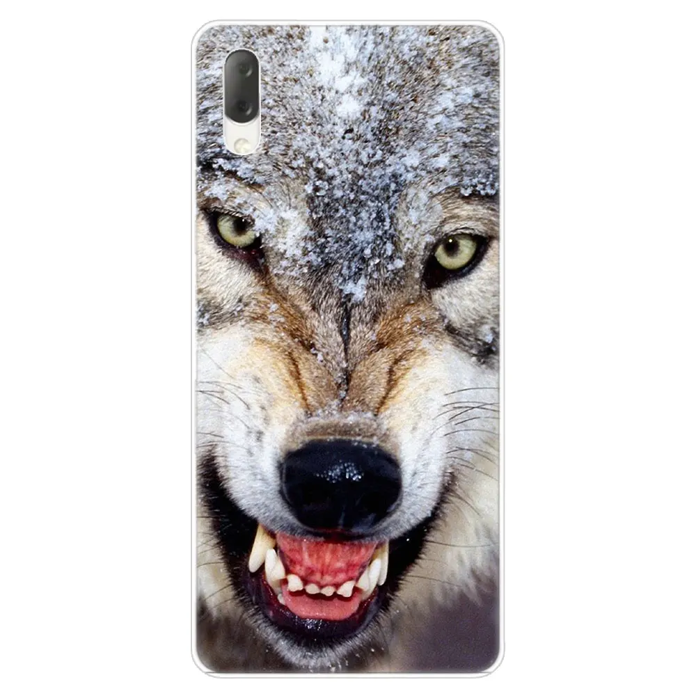 008 Животных "Волк" модная жесткий чехол для Sony Xperia L1 L2 L3 X XA XA1 XA2 XA3 ультра 10 плюс E5 XZ XZ1 XZ2 компактный XZ3 XZ5 2 20 крышка - Цвет: 008