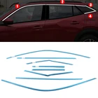 Для Peugeot 2008 2020 нержавеющая сталь Верхняя Нижняя отделка окна автомобиля Стайлинг крышка аксессуары