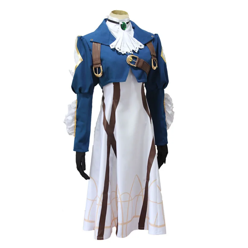 Аниме фиолетовые костюмы для косплея эверсада фиолетовый костюм женское платье