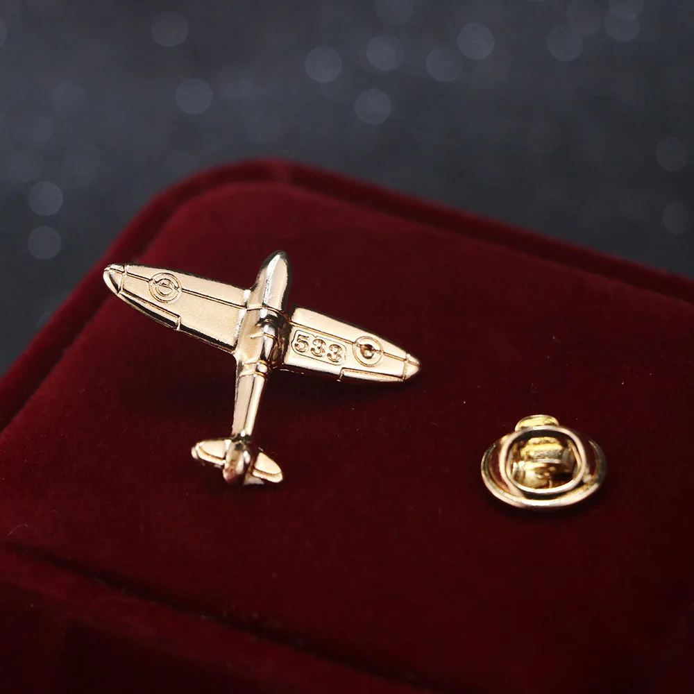 golden I-Remiel металлическая авиационная брошь, ювелирные изделия, Нагрудный значок, булавки и броши, свадебные подарки для гостей, дешевый воротник рубашки - Окраска металла: golden