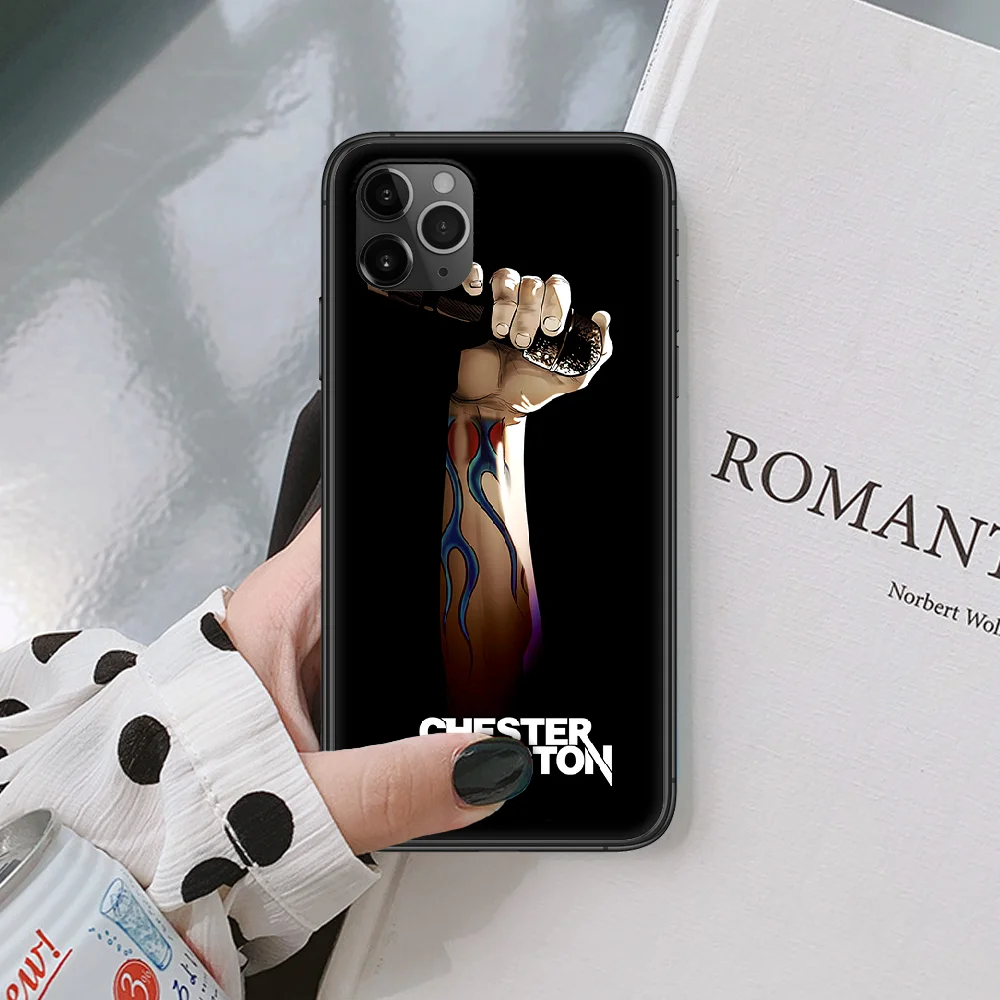 

Linkin Rock And Park Chester Phone Case For IPhone 4 4s 5 5S SE 5C 6 6S 7 8 Plus X XS XR 11 12 Mini Pro Max 2020 black Cell