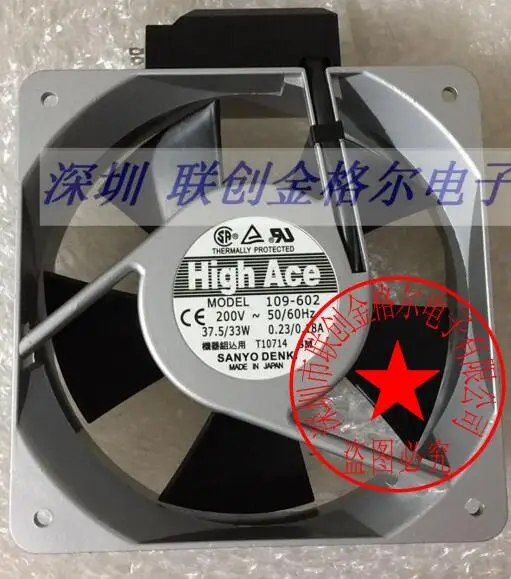 

BRAND NEW 109-602 AC200V 109-602-A ORIGINAL JAPAN 160*160*50 IMPORT FAN FANS