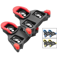 mountain road bike bearing lock pedals cleats indoor outdoor spin cycling pedals cleat bicycle clips set for bicycle accessories