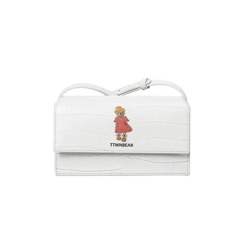 

Messenger bag Crocodile pattern small messenger bag female spring new wild small square bag shoulder