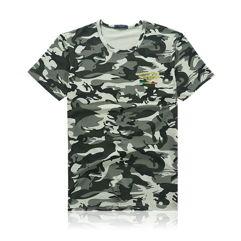 Outdoor Camouflage Shirts Womens Ladies Army Style mens Gym Training Running Boot Camp Camo T-Shirt Top Tee | Тематическая одежда