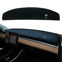 car dashboard cover dashmat dashboard mat for tesla model 3 y non slip protector sun cover pad anti uv carpet