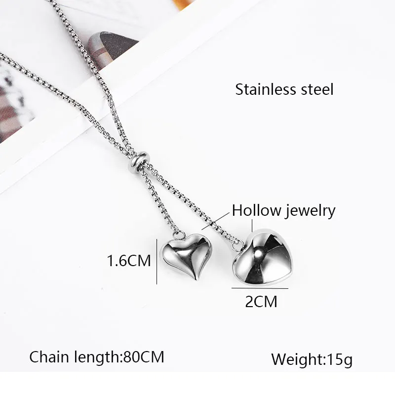 Ожерелье OUFEI из нержавеющей стали женское простое модное ожерелье аксессуары |