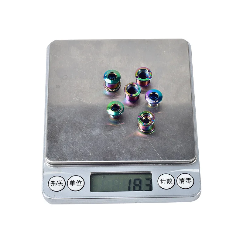 Титан покрытием передняя Звездочка болты велосипеда звездочка цепной передачи