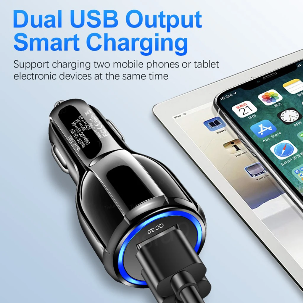 DC водонепроницаемый двойной USB адаптер Автомобильное зарядное устройство для
