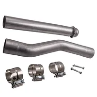 New Exhaust Tube Pipes 6.0 KIT w/ Clamps For Ford Powerstroke F250 F350 6.0L 03-07