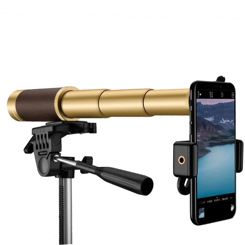 LUXUN Retro Pirate Telescope Zoomable 25X50 Portable Collapsible for Cruise Ship Travel Watching Hiking Hunting More |
