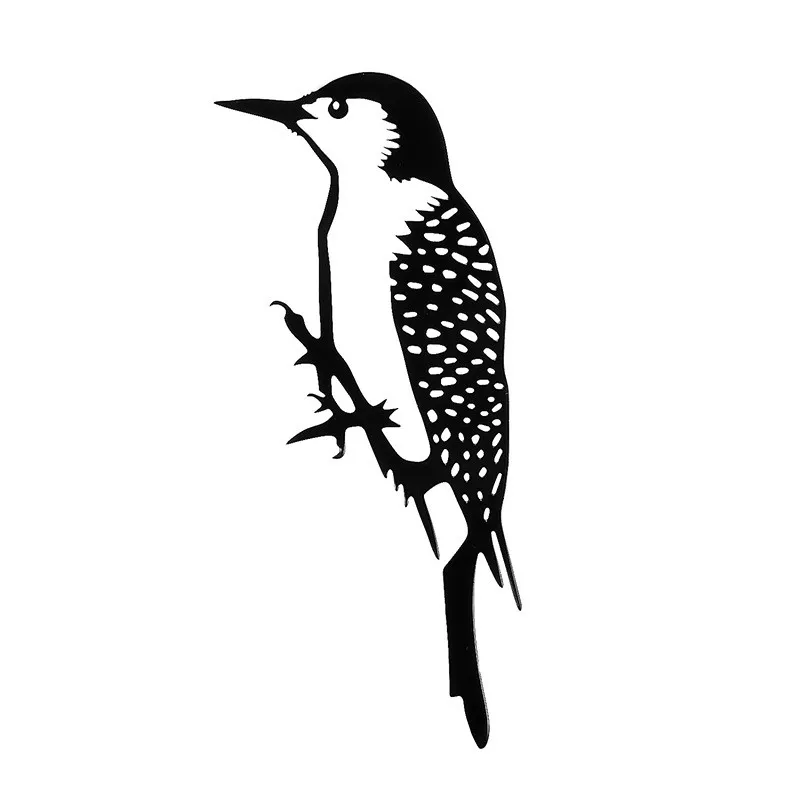 Новая мода металлическое дерево двор Искусство Дерево Птица Животное Сад