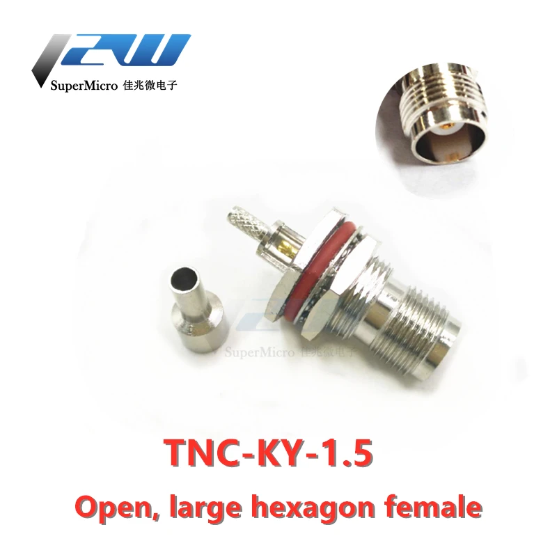 RF разъем TNC-KY-1.5 / TNC-J-3 TNC мужской GPS антенный большой шестигранный женский |