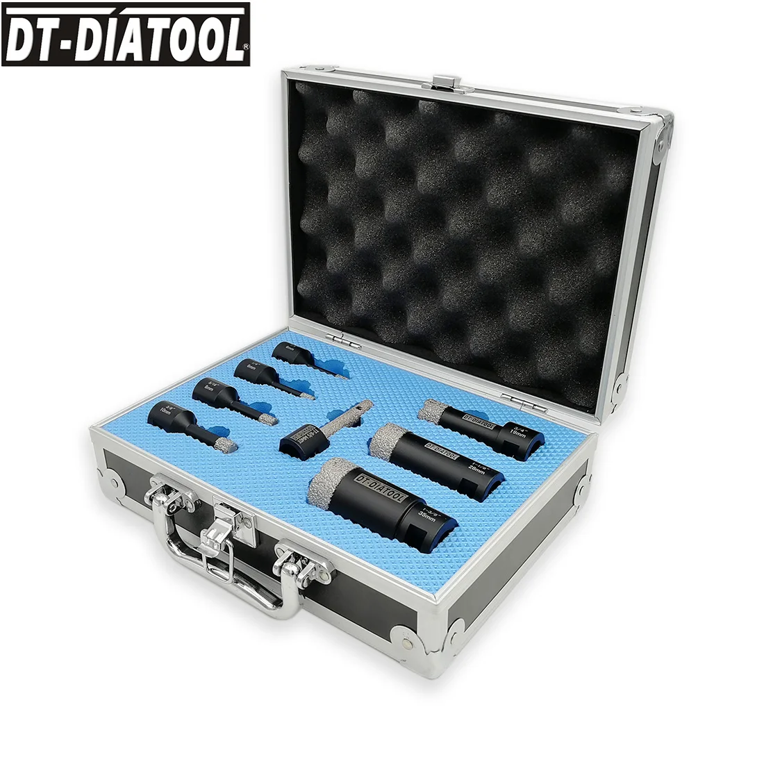 DT-DIATOOL 1 набор алмазных корончатых насадок вакуумная паяная пила M14 или 5/8-11
