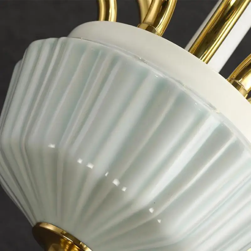 Итальянский светильник Роскошная Современная хрустальная люстра из меди и