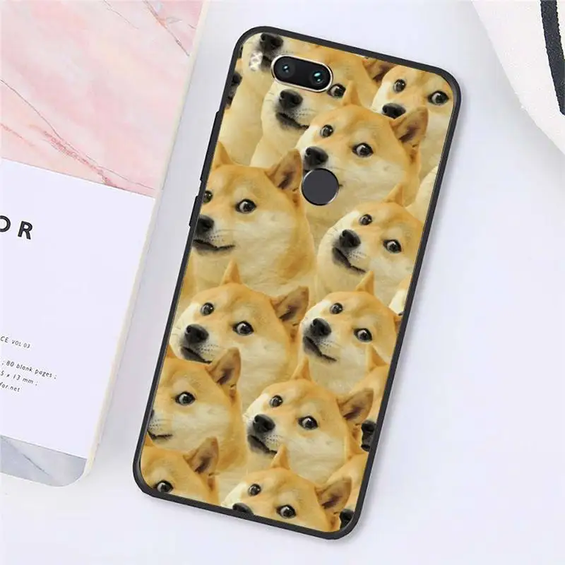 

Doge Meme Kabosu Cute funny animal Phone Case For Xiaomi Redmi note 7 8 9 t k30 max3 9 s 10 pro lite funda coque
