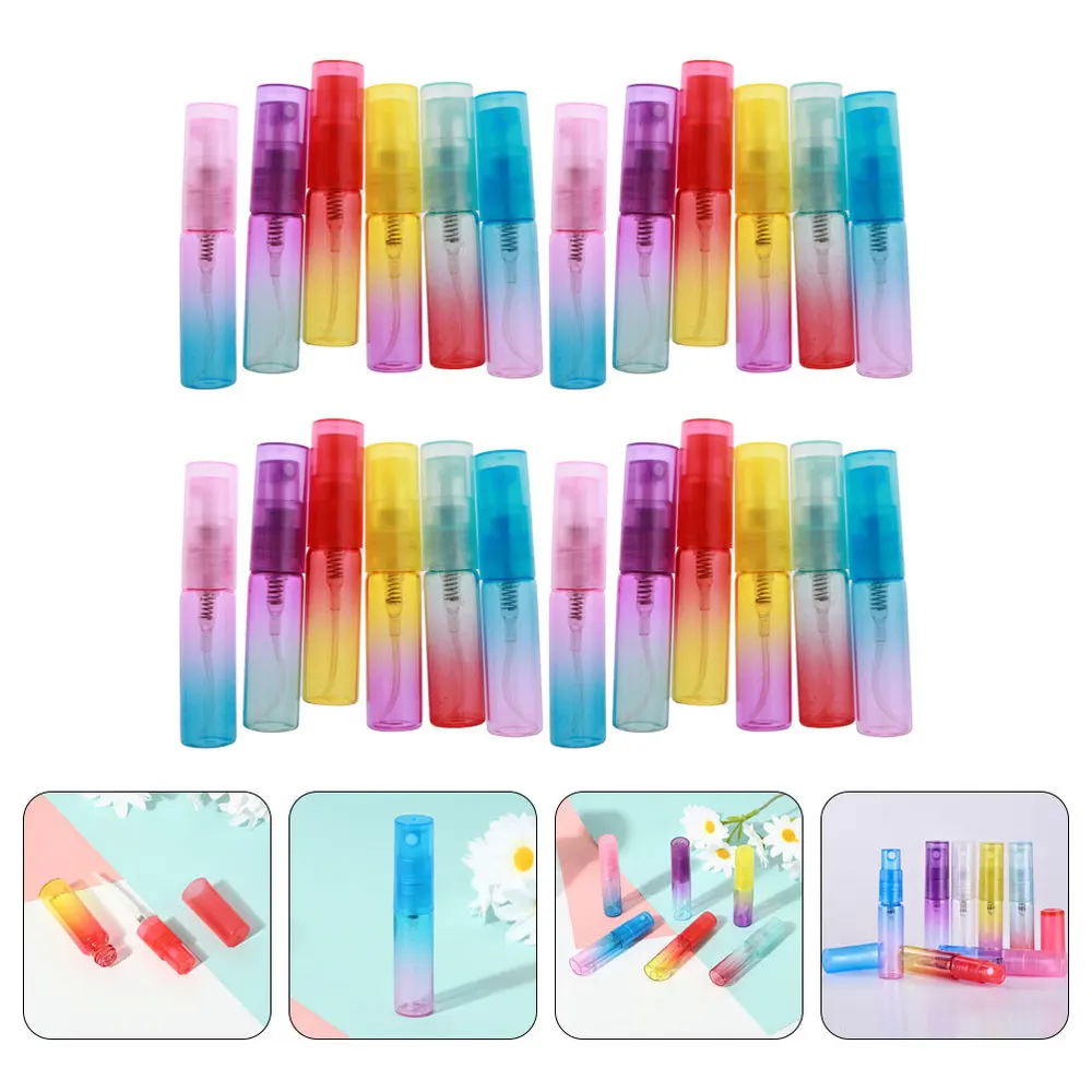 

24pcs 5ml Perfume Bottles Colorful Fine Mist Sprayer Empty Spray Bottles