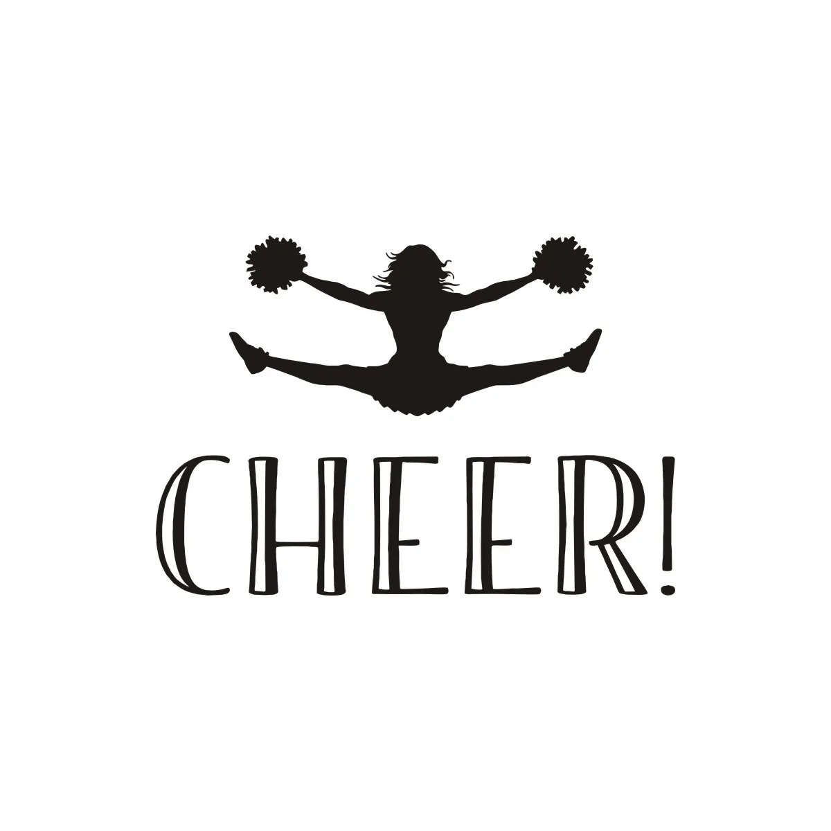 Cheer Come on Gym креативные настенные наклейки гостиная спальня семейная витрина