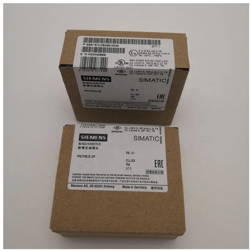 

New Original 6ES7972-0BA52-0XA0 Busconector