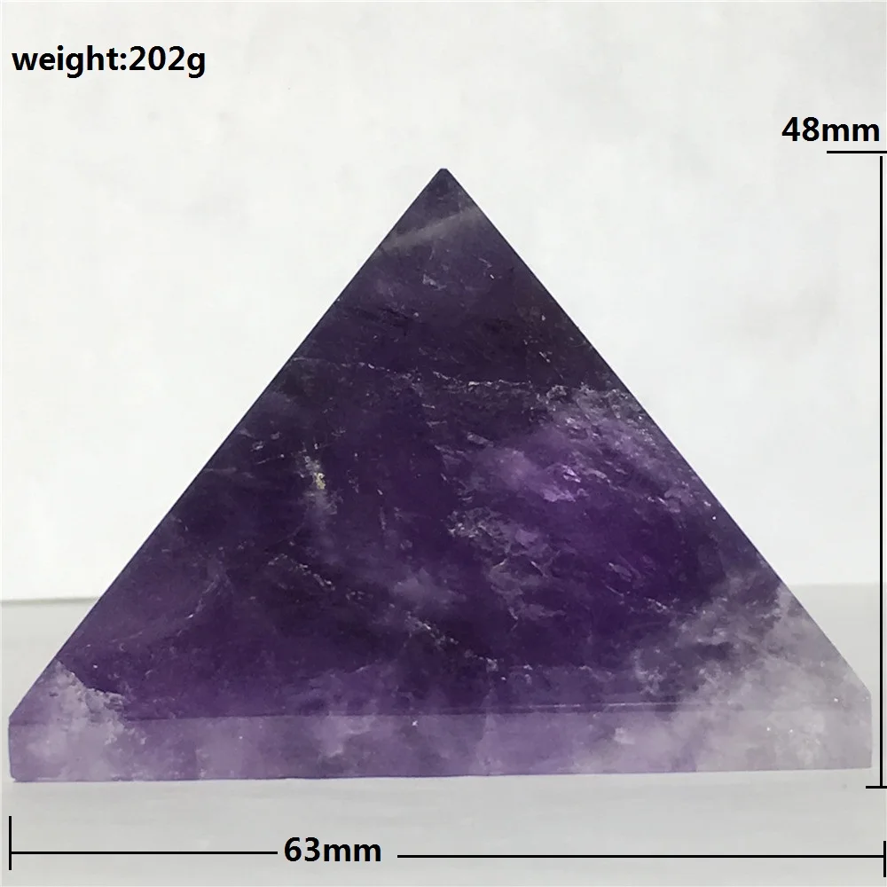 

Natural Amethyst Crystal Gift Pyramid For Sale Stones And Reiki Healing Crystals High Quality Home Decoration Decorative Crystal