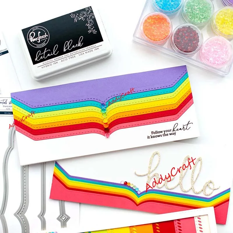 Create edge 2 металлические штампы для резки штампованные формы украшения