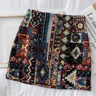 Женские юбки-трапеции HELIAR Boho, винтажные мини-юбки с широкими штанинами в стиле бохо, весна