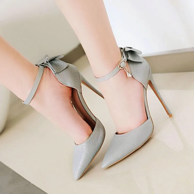 

Taoffen 4 Color Women Party Wedding Sandals Sexy Ladies Summer Shoes Women Bow-knot Buckle Sandals Footwear Size 33-43