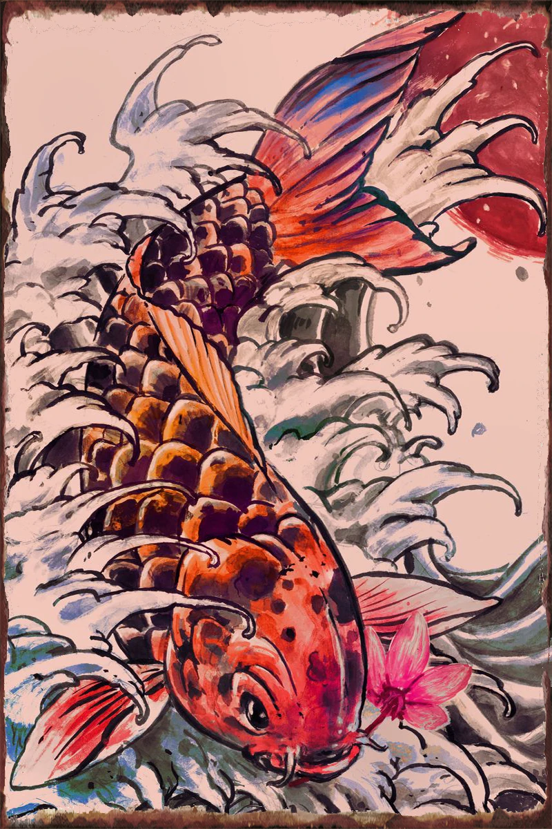 Жестяные таблички для ночной рыбалки декор стен комнаты Ретро винтажный