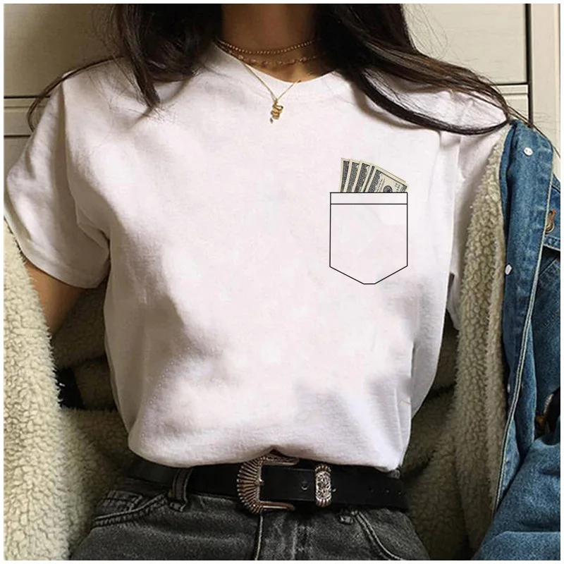 

2020 Summer Tops Printed Series Cartoon Characters Short-sleeved T-shirt Fresh And Cool Style Fit For Girls And Adults Women