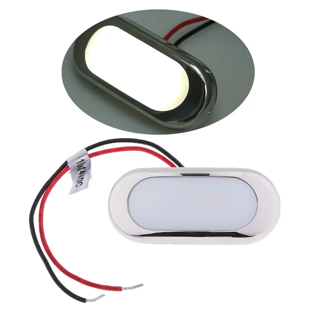 

3 ''светодиодная продолговатая подсветка поверхностное крепление для лодки яхты цвет холодный белый