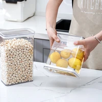 0 92 43 4l transparent sealed cans stackable grain storage tanks plastic snacks cookies dried fruit preservation boxes