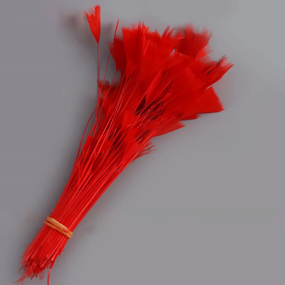 100 шт курица с перьями из хвоста петуха шляпы отделка ленты Coque Millinery украшение