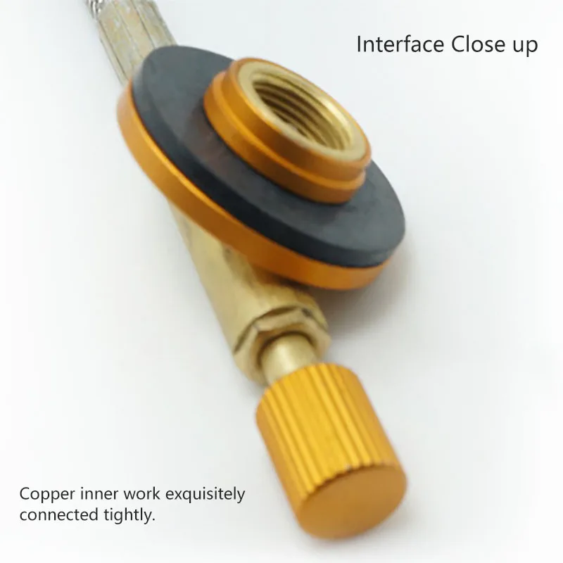 37 см Нержавеющая сталь Плита Газовая горелка с запорная арматура длинная