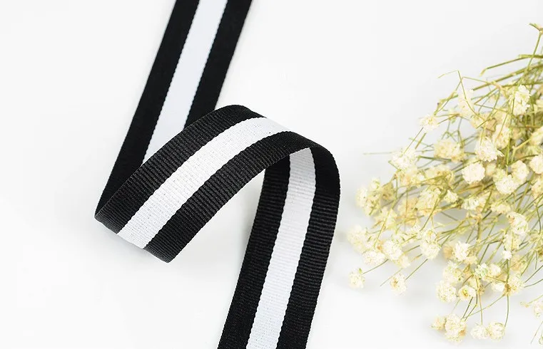 3/4 &quot20 мм Вязание тесьма в полоску спортивные штаны ткань Эластичная лента