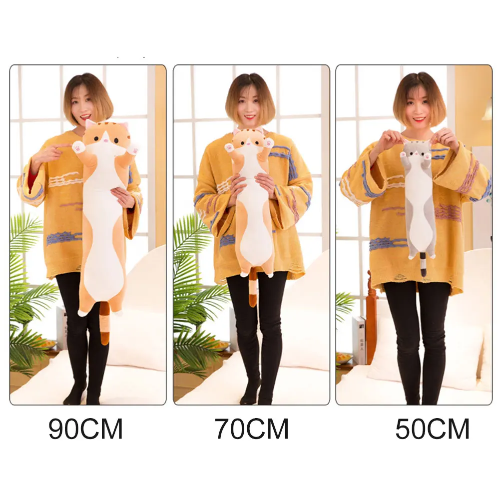 Милый плюшевый Кот кукла мягкая подушка в форме котенка игрушка подарок для